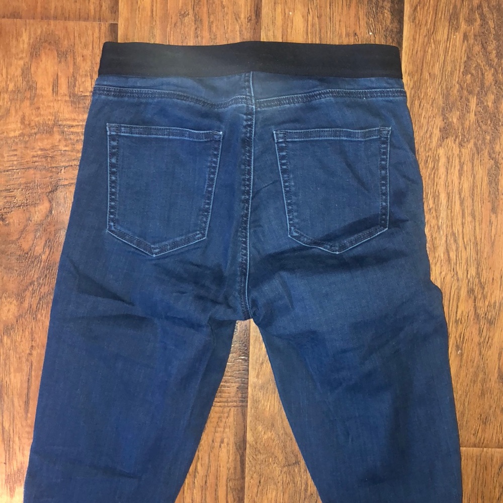 Gap pull on skinny jeans - dark blue